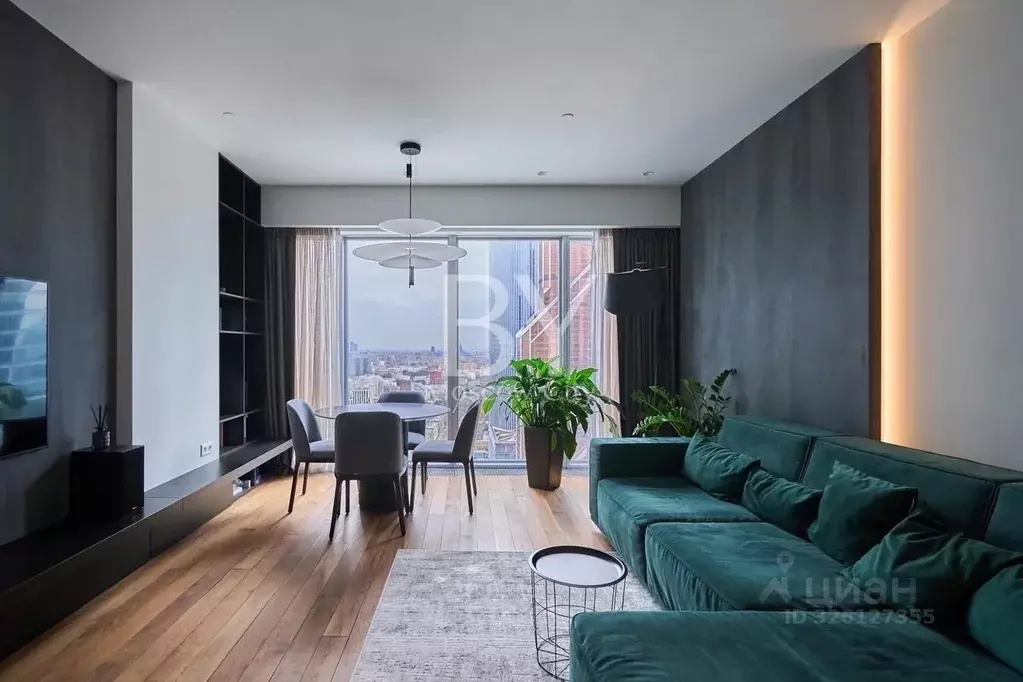 2-к кв. Москва 1-й Красногвардейский проезд, 21с2 (88.2 м) - Фото 2