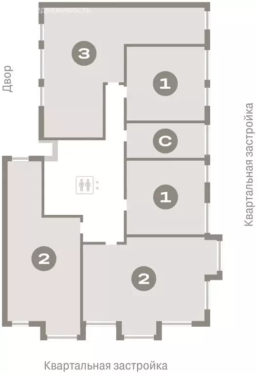 2-комнатная квартира: Тюмень, Мысовская улица, 26к1 (46.56 м) - Фото 1