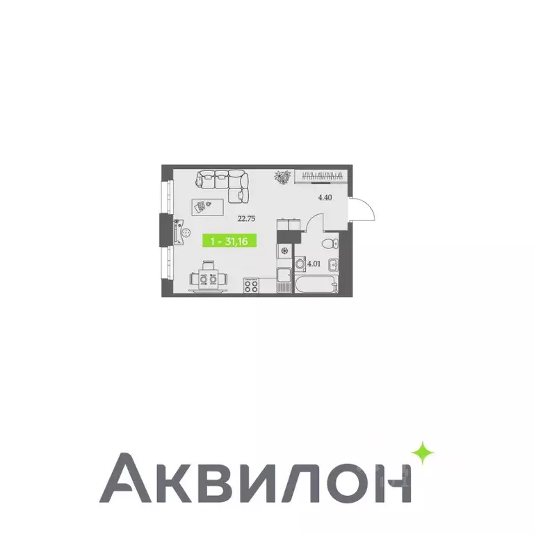 Студия Архангельская область, Архангельск Троицкий просп., 110 (31.16 ... - Фото 1
