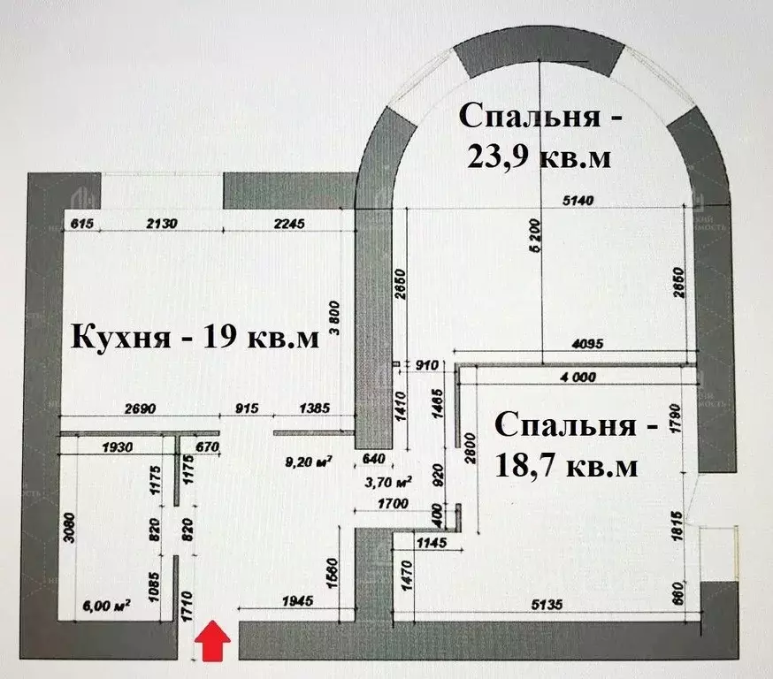 2-к кв. Самарская область, Самара ул. Георгия Димитрова, 14 (80.0 м) - Фото 1