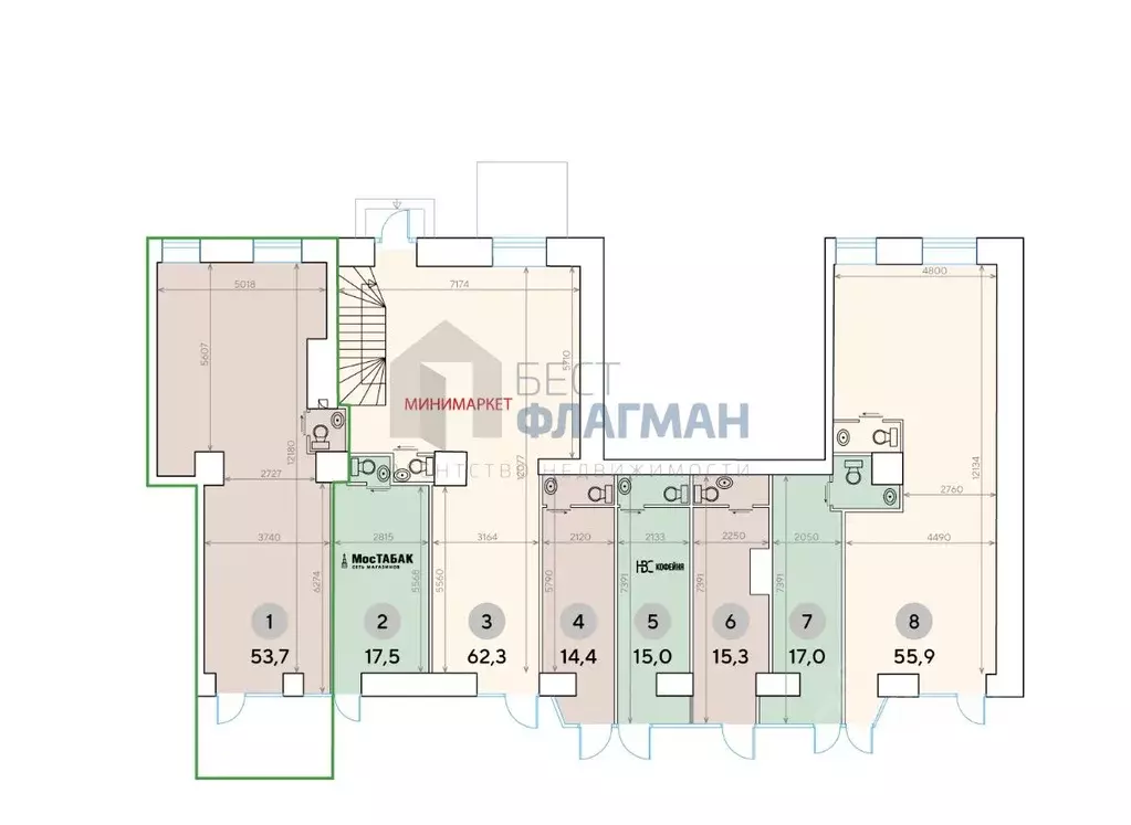 Помещение свободного назначения в Москва Ленинградский просп., 33К3 ... - Фото 2