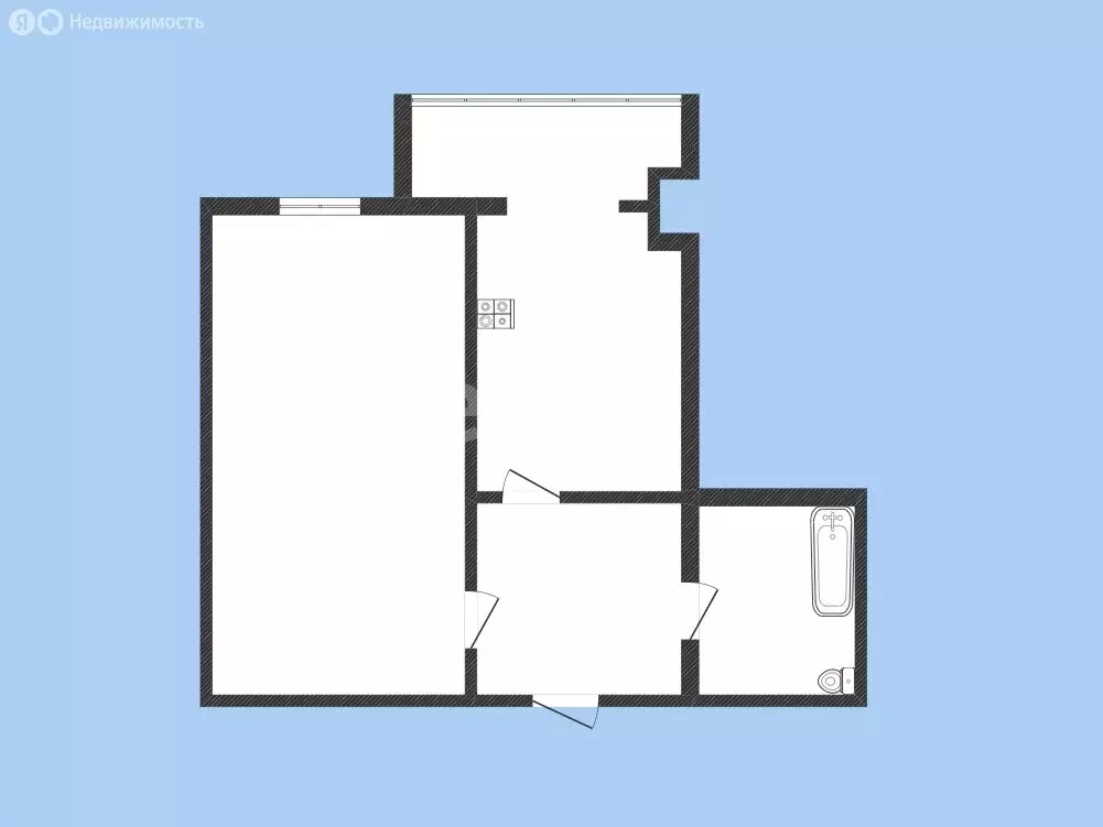 1-комнатная квартира: Черкесск, улица Космонавтов, 98Б (43.9 м) - Фото 1