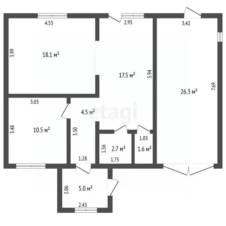 Дом в Ямало-Ненецкий АО, Новый Уренгой Лира ДНТ, ул. Степная, 13 (57 ... - Фото 2