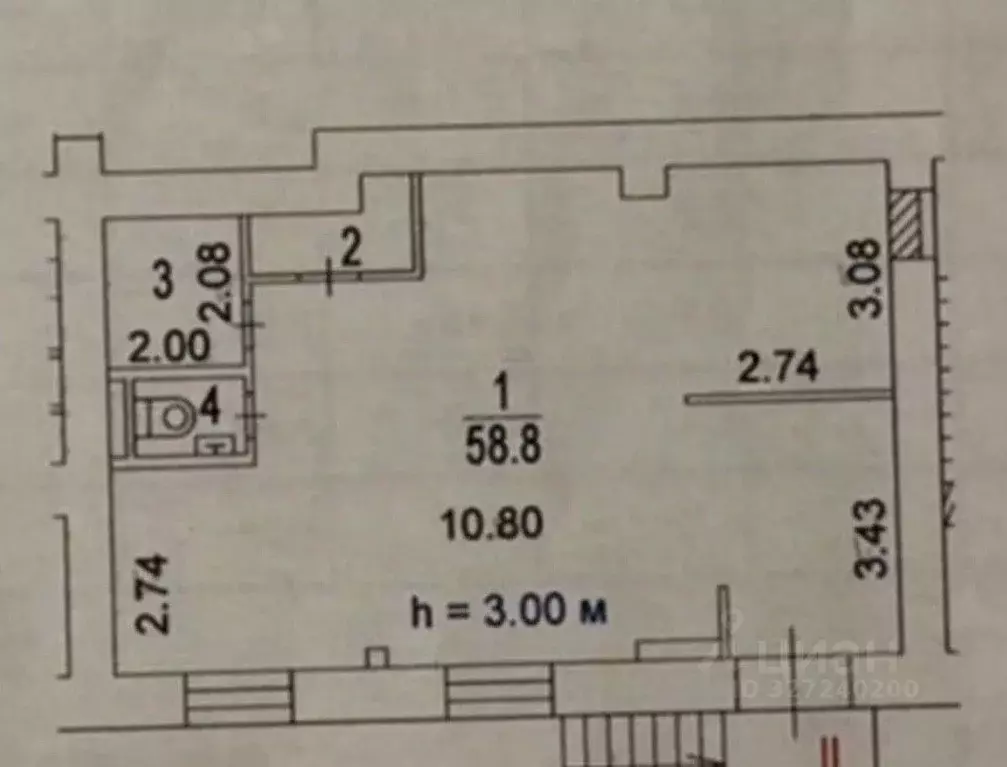 Помещение свободного назначения в Москва ул. Маршала Бирюзова, 10К1 ... - Фото 2