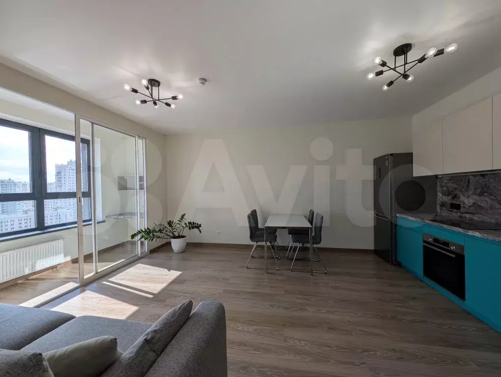 1-к. квартира, 42,1 м, 13/16 эт. - Фото 1
