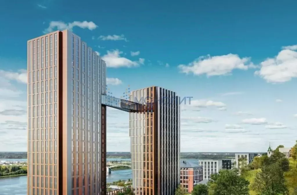 1-к кв. Нижегородская область, Нижний Новгород ул. Гаршина, 40 (44.4 ... - Фото 2