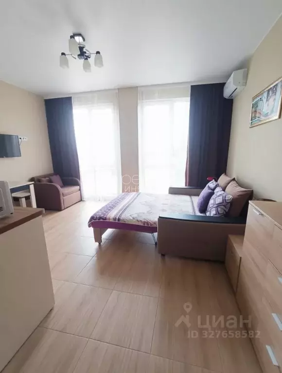 Студия Краснодарский край, Сочи ул. Ленина, 284Г/4 (24.1 м) - Фото 2