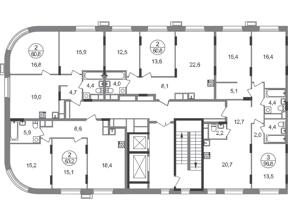2-к кв. Московская область, Одинцовский городской округ, Заречье пгт ... - Фото 2