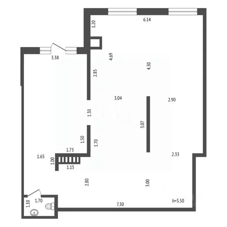 Офис в Ярославская область, Ярославль ул. Свердлова, 74А (90 м) - Фото 1