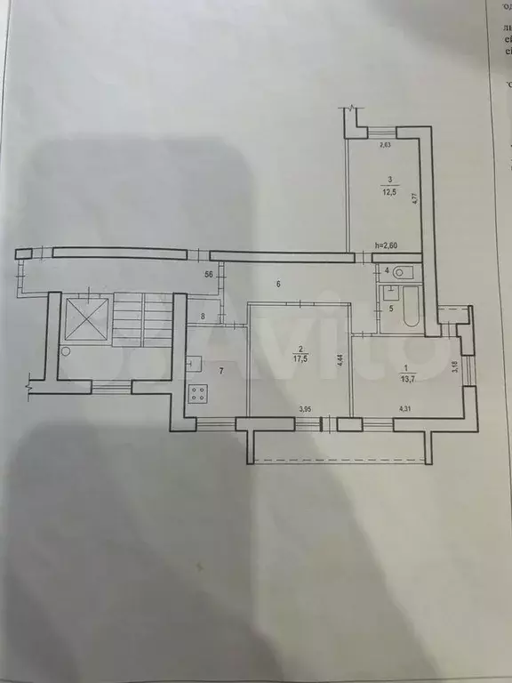 3-к. квартира, 71,6 м, 5/10 эт. - Фото 0