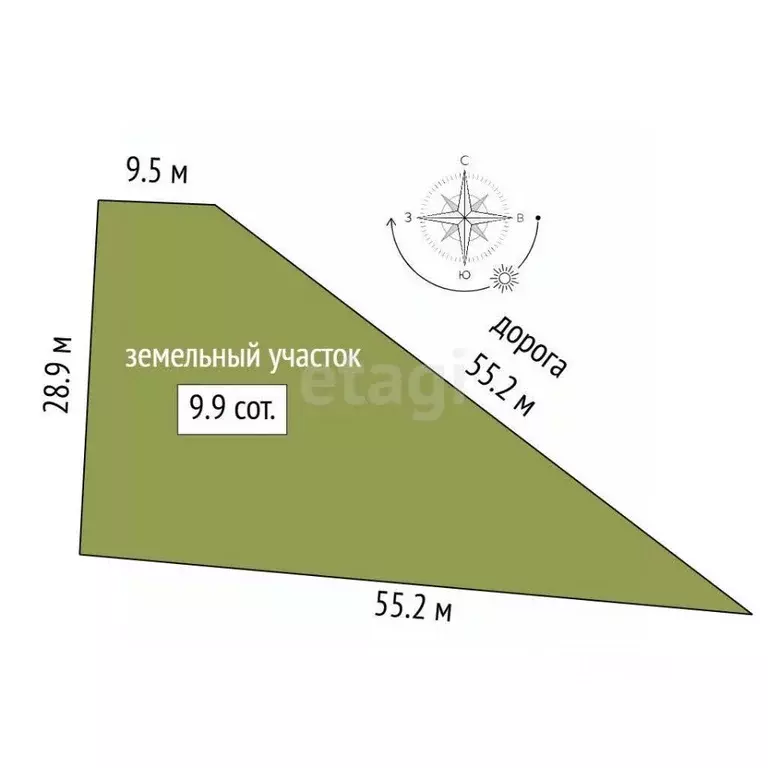 Участок в Марий Эл, Звениговский район, Кокшайское с/пос, с. Кокшайск ... - Фото 1