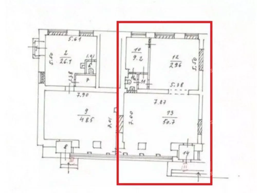 Торговая площадь в Москва ул. Добролюбова, 20 (98 м) - Фото 2