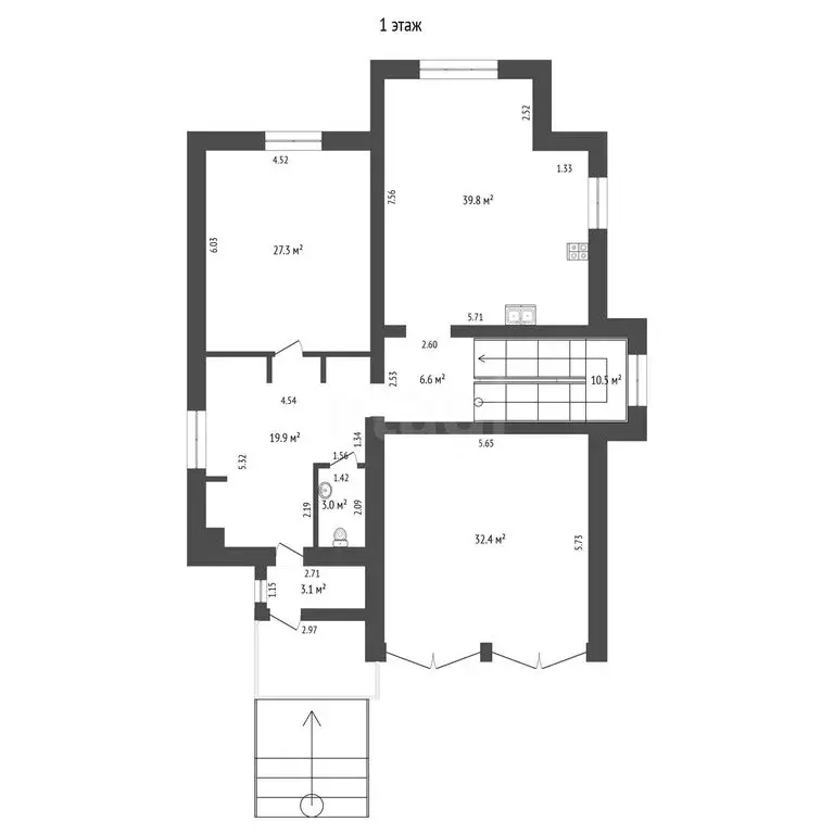 Дом в Тюмень, Земская улица (369.9 м) - Фото 1