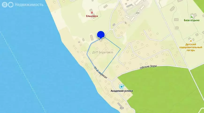 Участок в Новосибирск, ДНТ Береговое (33.7 м) - Фото 2