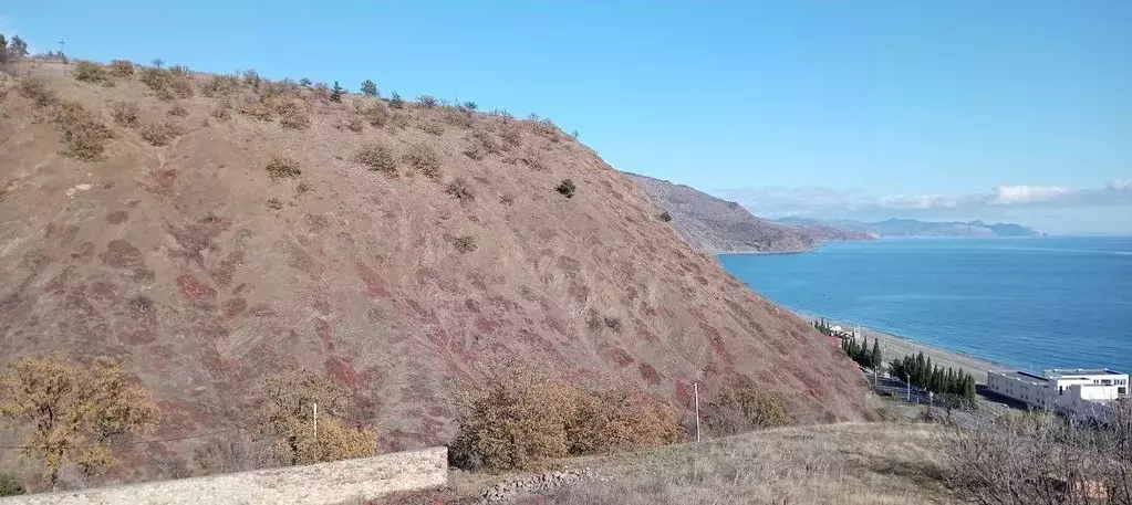 Участок в Крым, Алушта муниципальный округ, с. Рыбачье ул. Прибрежная ... - Фото 1