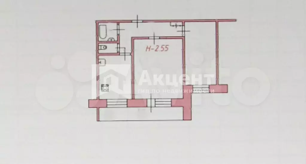 2-к. квартира, 48 м, 7/9 эт. - Фото 0