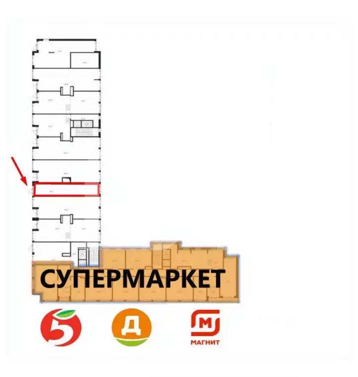 Торговая площадь в Московская область, Химки Клязьма-Старбеево мкр, ... - Фото 2