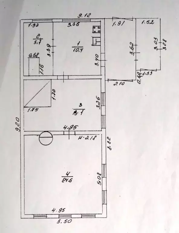 Дом в Оренбургская область, Грачевский район, с. Ключи Октябрьская ул. ... - Фото 1