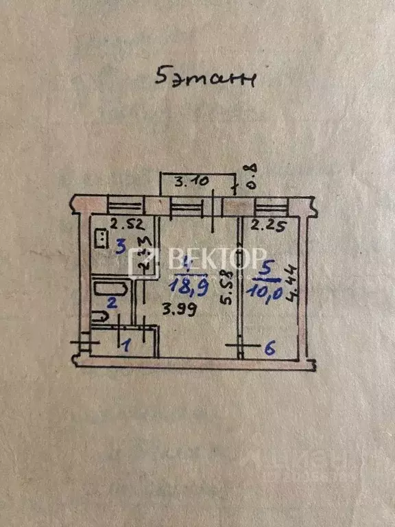 2-к кв. Ивановская область, Иваново ул. Генкиной, 33 (43.5 м) - Фото 1