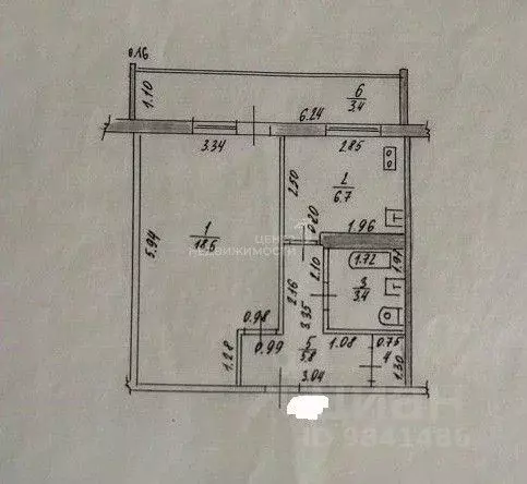 1-к кв. Татарстан, Казань ул. Липатова, 1а (39.0 м) - Фото 1