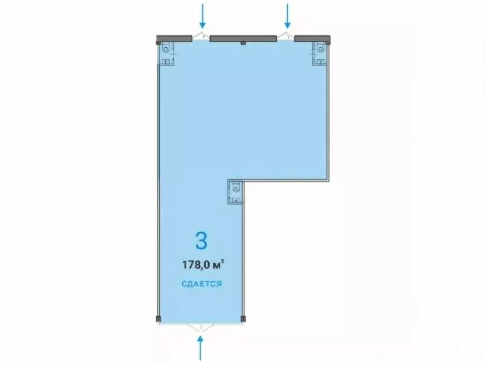 Торговая площадь в Москва Тушинская ул., 24С15 (178 м) - Фото 0