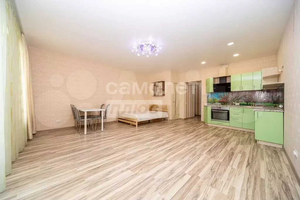 Квартира-студия, 36,7 м, 1/4 эт. - Фото 1