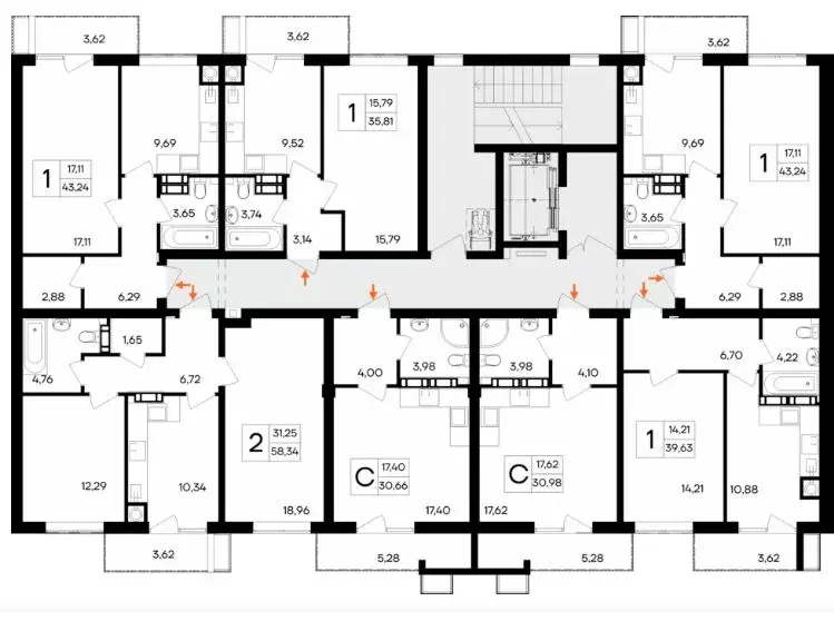 2-к кв. Крым, Симферопольский район, Гвардейское пгт, Республика жилой ... - Фото 2