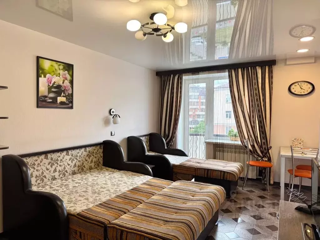 1-к кв. Карелия, Петрозаводск просп. Ленина, 17 (30.0 м) - Фото 1