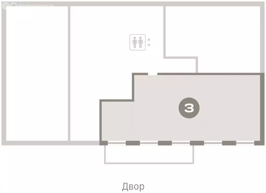 3-комнатная квартира: Новосибирск, Октябрьский район, микрорайон ... - Фото 1