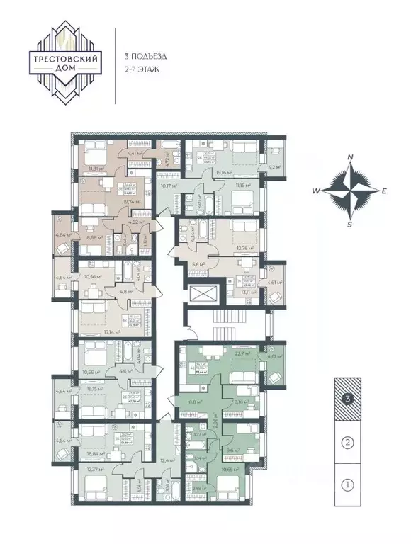 1-к кв. Тульская область, Узловая  (41.19 м) - Фото 1