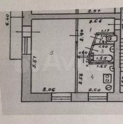 1-к. квартира, 32 м, 2/5 эт. - Фото 0