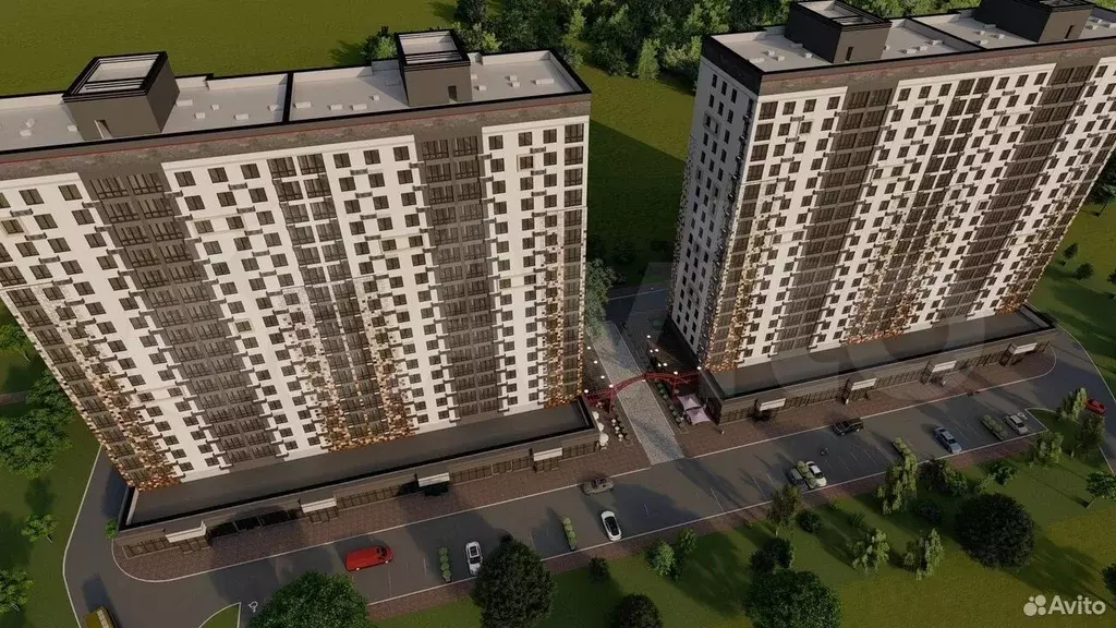 1-к. квартира, 47,7 м, 6/17 эт. - Фото 1