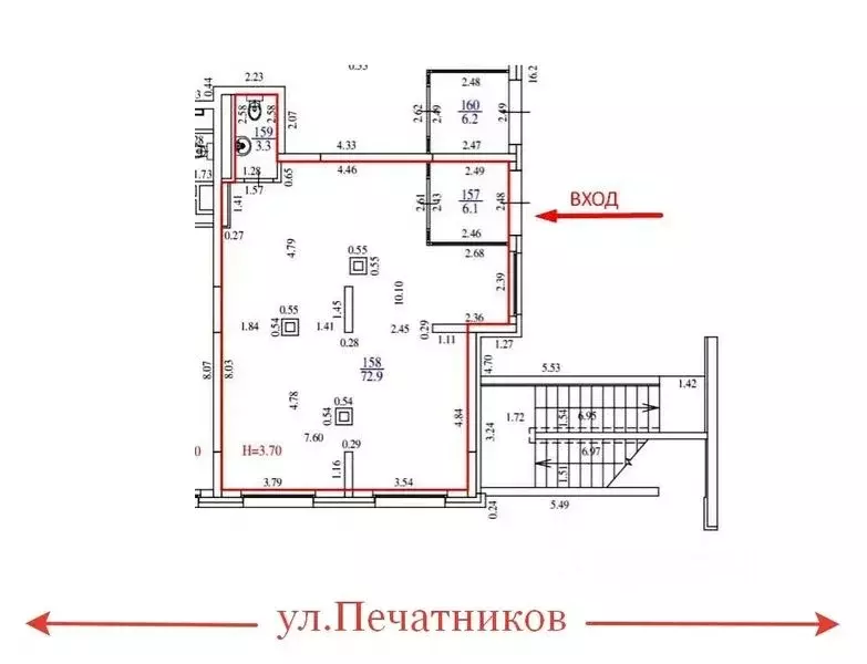 Помещение свободного назначения в Свердловская область, Екатеринбург ... - Фото 2