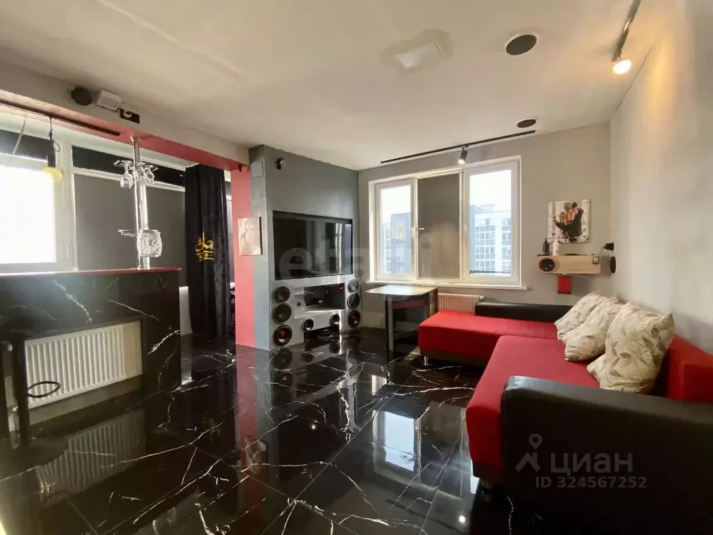 2-к кв. Калининградская область, Калининград Батальная ул., 100 (55.3 ... - Фото 1