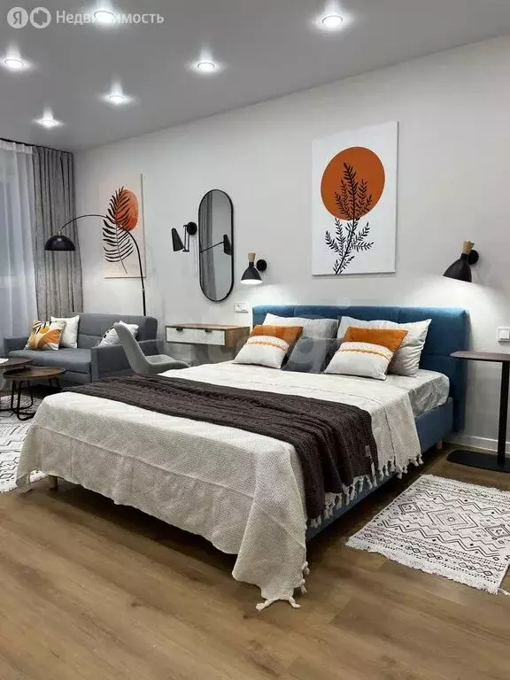 Квартира-студия: посёлок Малое Исаково, Гурьевская улица, 21к3 (34 м) - Фото 1