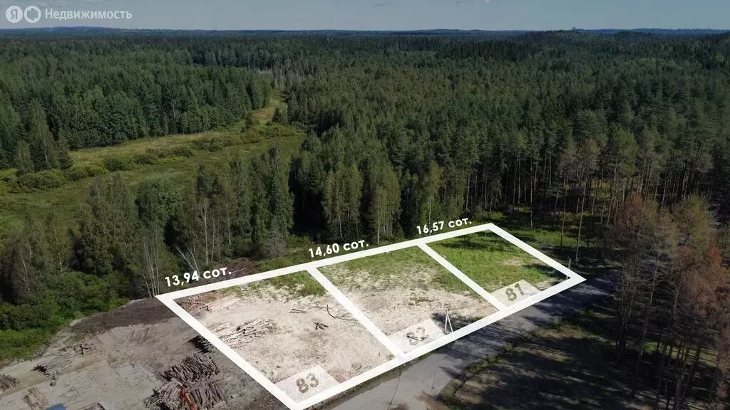 Участок в Мистолово, Сосновая улица (11.84 м) - Фото 0