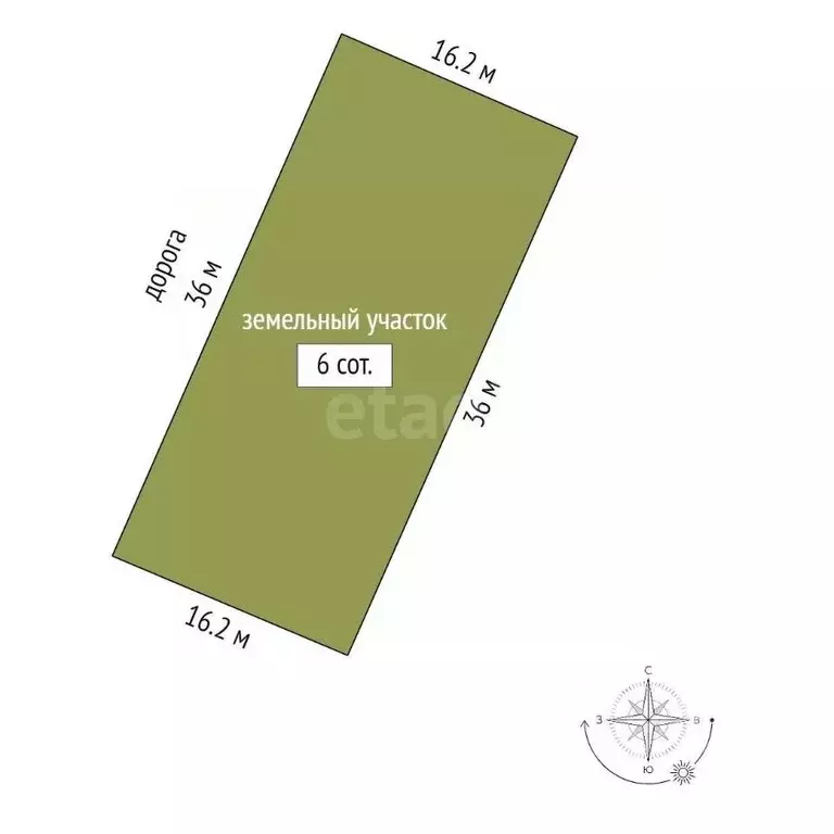 Участок в Крым, Ленинский район, Семисотское с/пос, Ак-Монай ТСН  (6.0 ... - Фото 2