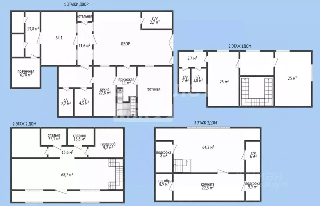 Дом в Дагестан, Махачкала ул. Алхаматова, 33 (490 м) - Фото 2