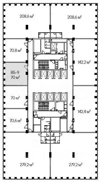 Офис в БЦ Stone Towers, 70м2 - Фото 0