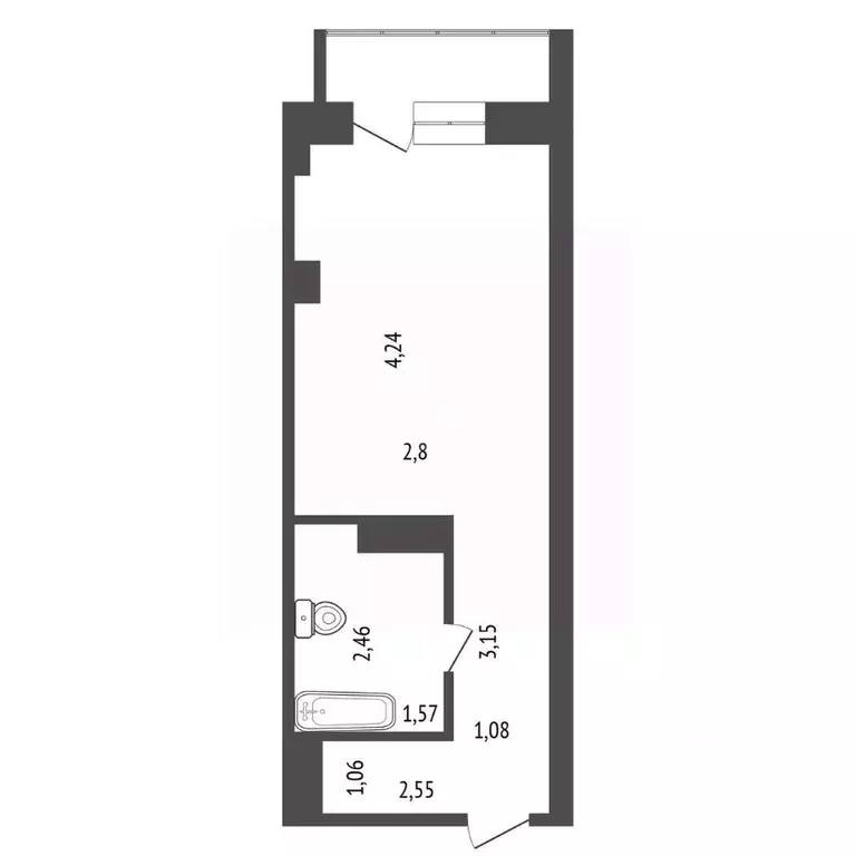 Студия Красноярский край, Красноярск ул. Калинина, 175В (22.0 м) - Фото 2