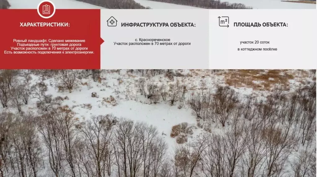 Участок в Хабаровский край, Хабаровский район, с. Краснореченское, ... - Фото 1