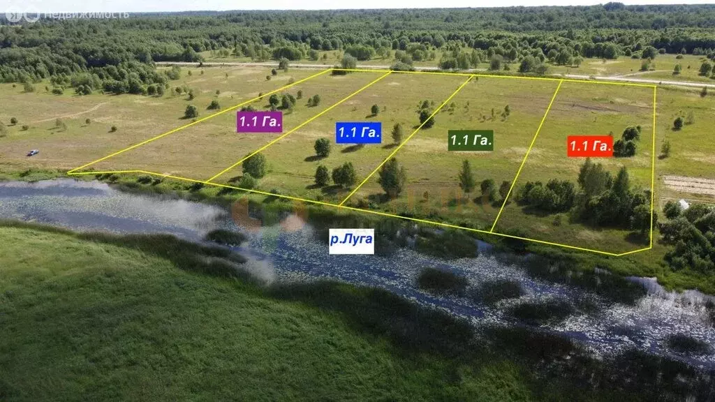 Участок в Дзержинское сельское поселение, деревня Ручьи, Речная улица ... - Фото 2