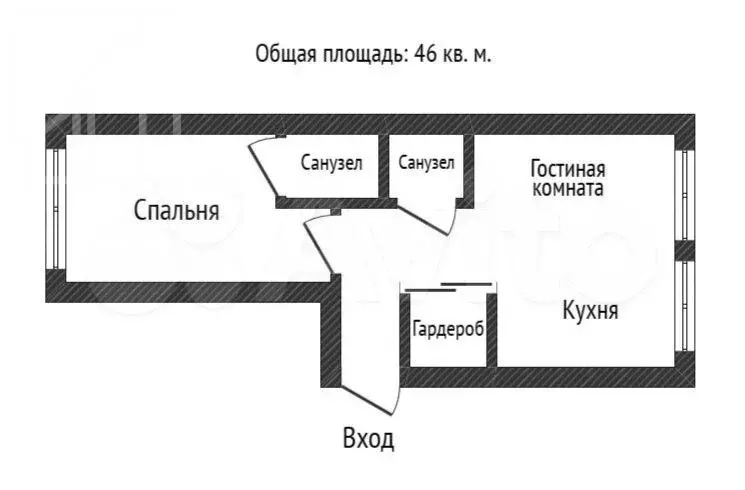 2-к. квартира, 92 м, 2/11 эт. - Фото 0