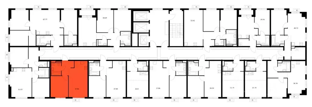 1-к кв. Ленинградская область, Всеволожский район, д. Новое Девяткино ... - Фото 2