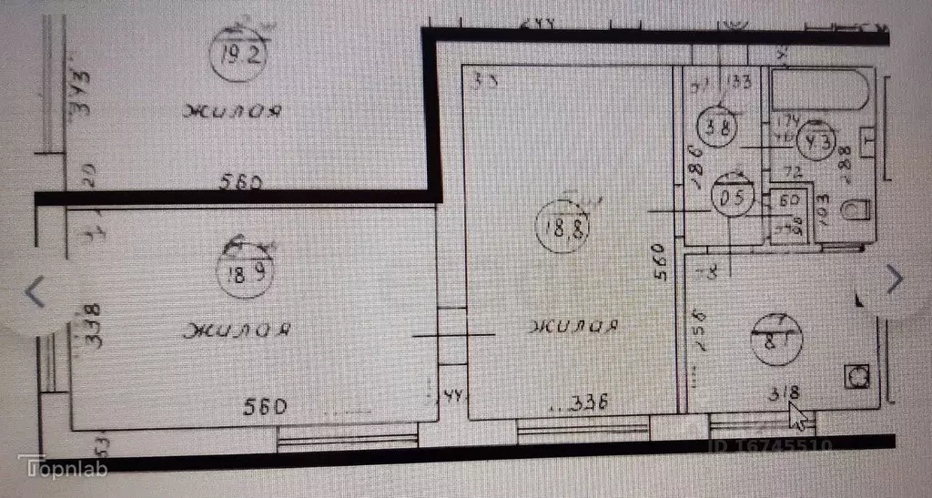 2-к кв. Калининградская область, Калининград ул. Генерала Соммера, 2 ... - Фото 2