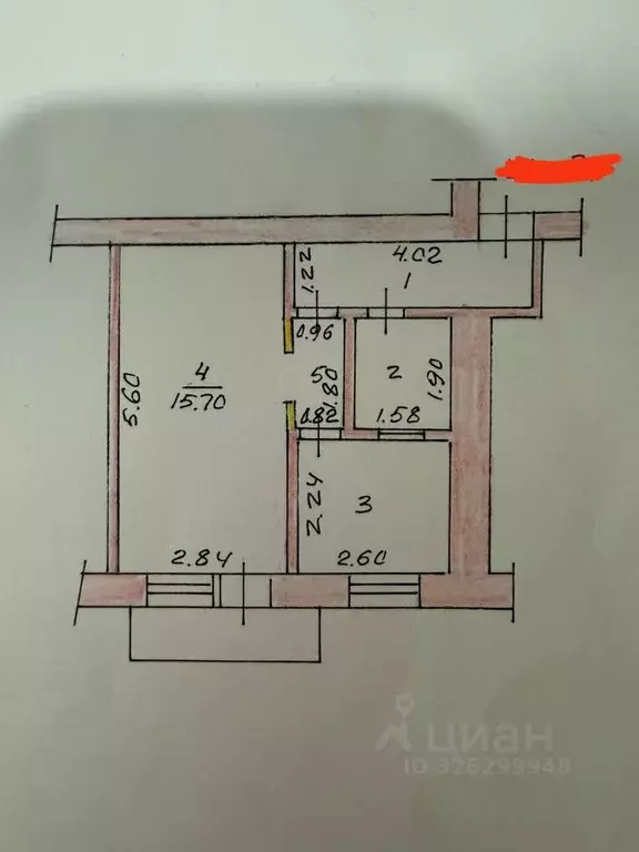 1-к кв. Чувашия, Чебоксары ул. Чапаева, 11 (31.8 м) - Фото 0