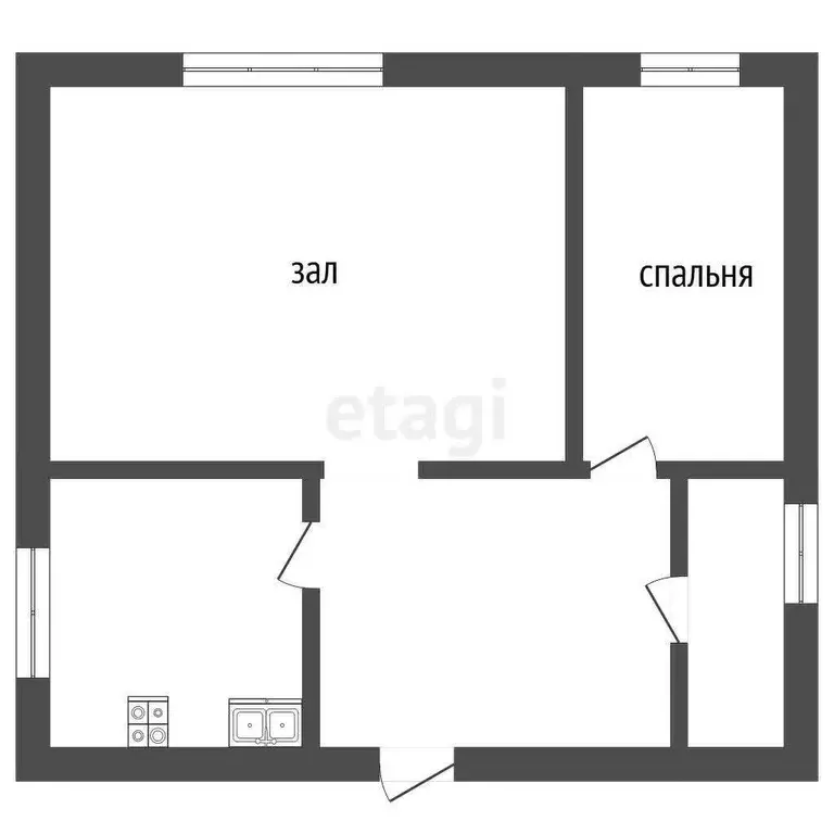 Дом, 39.4 м - Фото 1