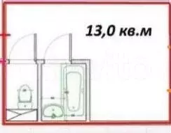 Квартира-студия, 13 м, 1/12 эт. - Фото 0
