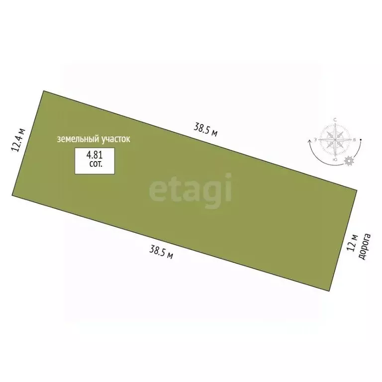 Участок в Севастополь с. Передовое, ул. Водопадная, 28 (4.81 сот.) - Фото 2