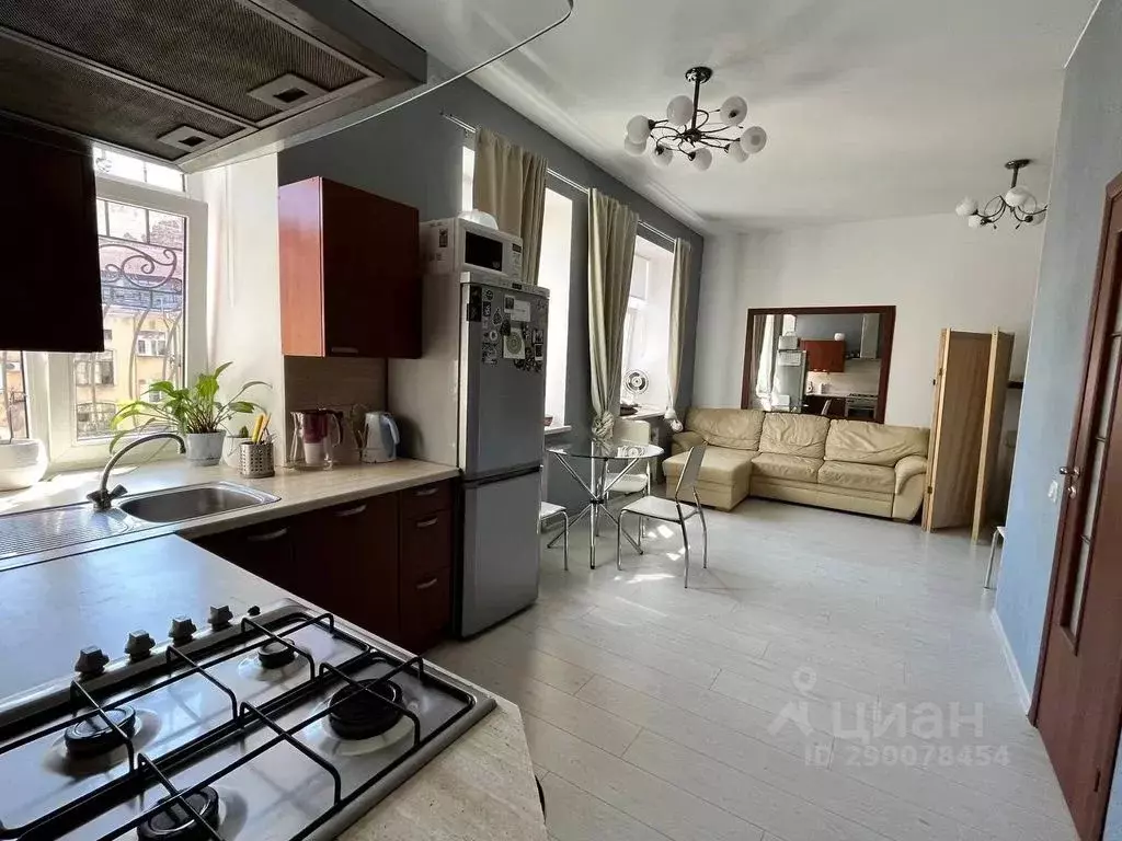 Студия Санкт-Петербург Владимирский просп., 3 (38.0 м) - Фото 1